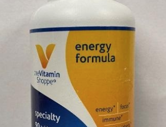 The Vitamin Shoppe Recalls Energy Formula Multivitamins