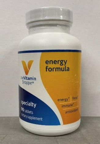 The Vitamin Shoppe Recalls Energy Formula Multivitamins
